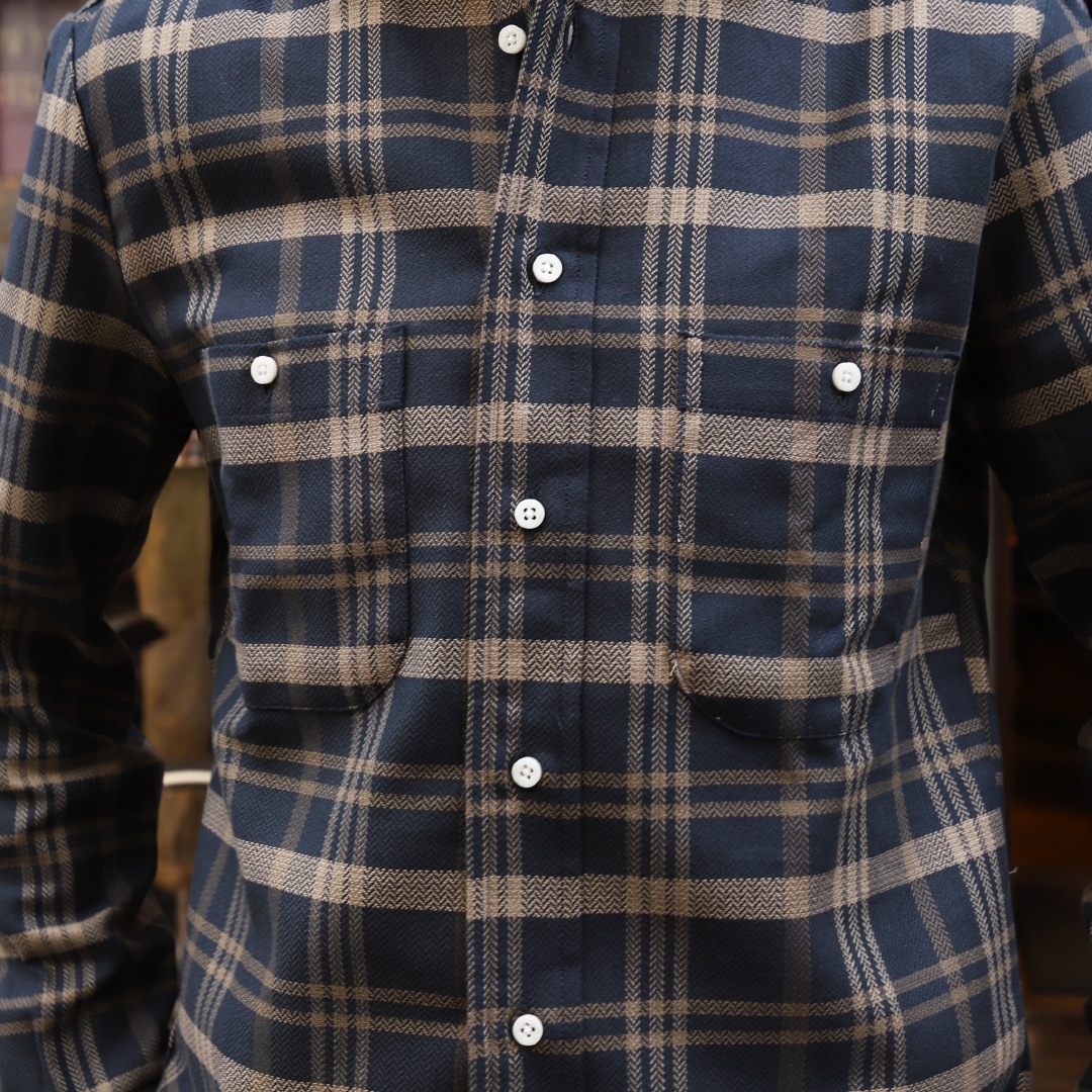 GITMAN VINTAGE/���åȥޥ������ơ��� Herringbone Check WORK SHIRTS