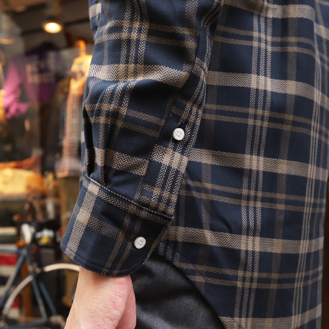 GITMAN VINTAGE/���åȥޥ������ơ��� Herringbone Check WORK SHIRTS