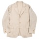 WOREKRS/  IVY BLAZER French Linen Herringbone, Ecru