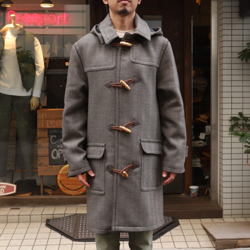 WORKERS/������� Duffle Coat Dominx Herringbone