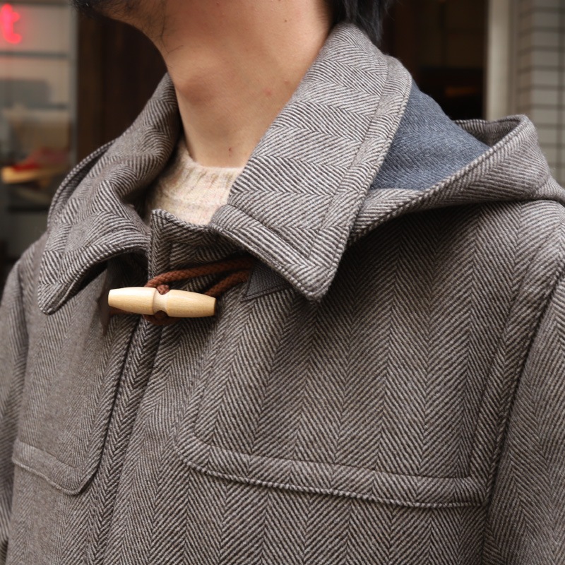 WORKERS/������� Duffle Coat Dominx Herringbone