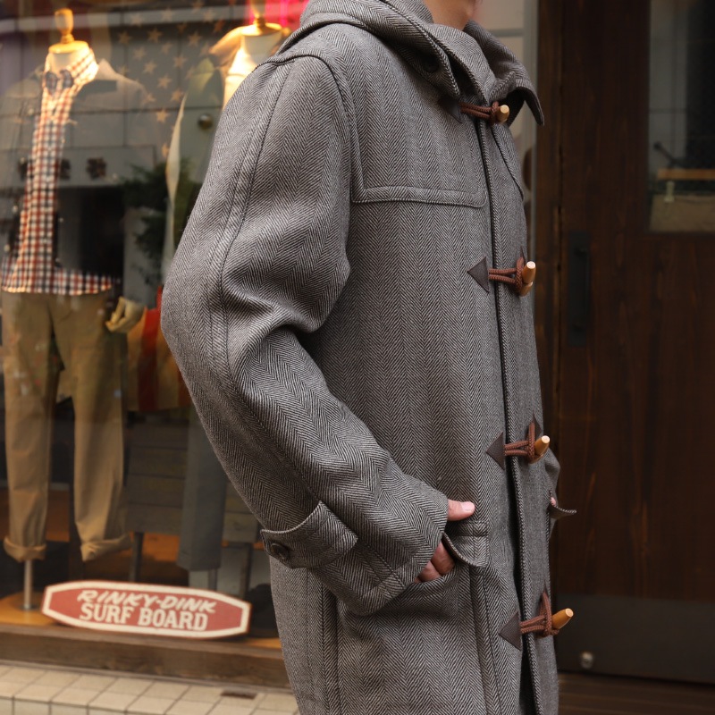 WORKERS/������� Duffle Coat Dominx Herringbone