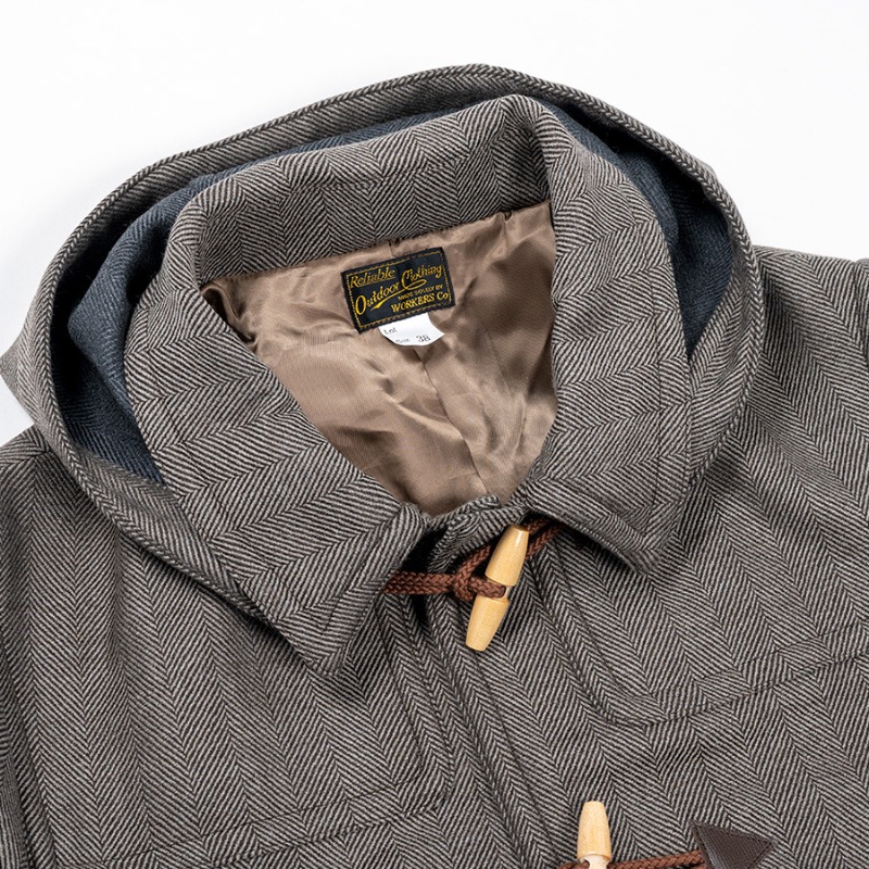 WORKERS/������� Duffle Coat Dominx Herringbone