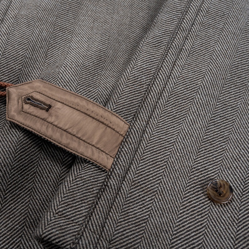 WORKERS/������� Duffle Coat Dominx Herringbone