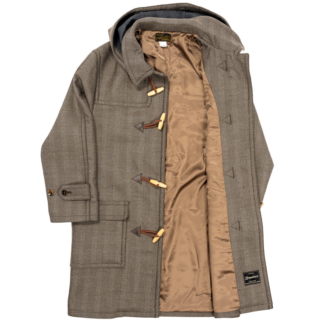 WORKERS/������� Duffle Coat Dominx Herringbone