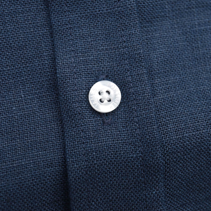 JamesMortimer Irish HeavyLinen RegularCollarShirts