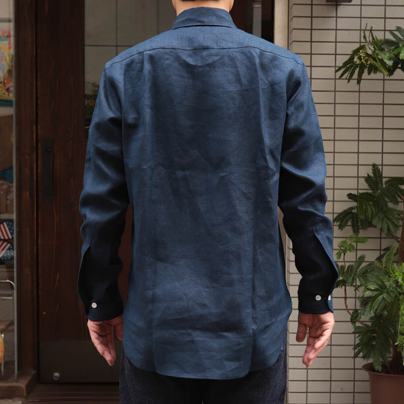 JamesMortimer Irish HeavyLinen RegularCollarShirts