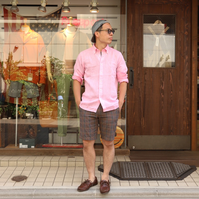 SOUTIENCOL IVY LEAGUE CANCLINI LINEN Pink/���ƥ����󥳥� �����ӡ��꡼��