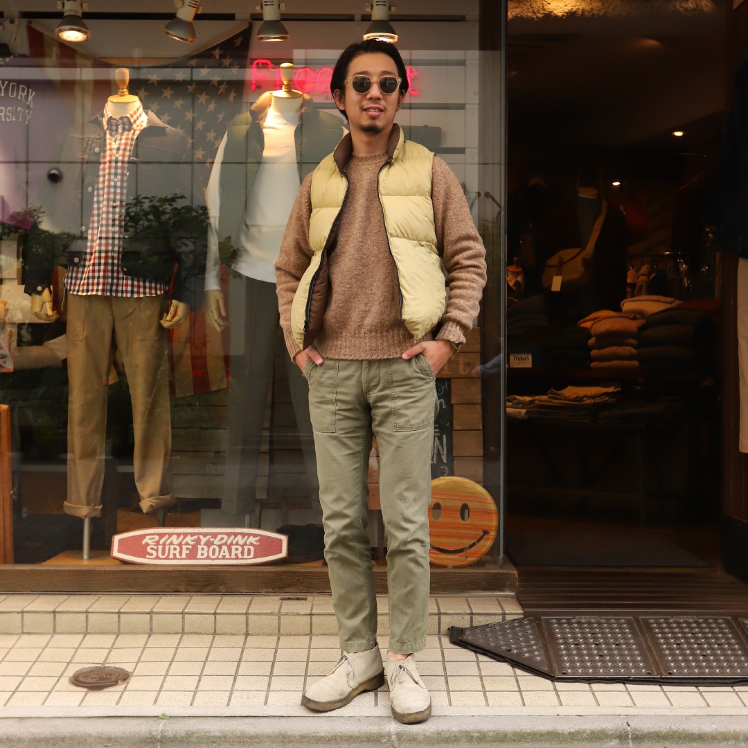 Jamieson's/ߥ CREW NECK SWETER ELBOW PATCH