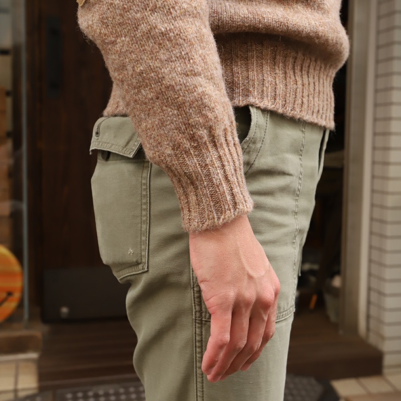 Jamieson's/ߥ CREW NECK SWETER ELBOW PATCH