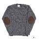 Jamieson's/ߥ CREW NECK SWETER ELBOW PATCH