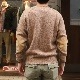 Jamieson's/ߥ CREW NECK SWETER ELBOW PATCH