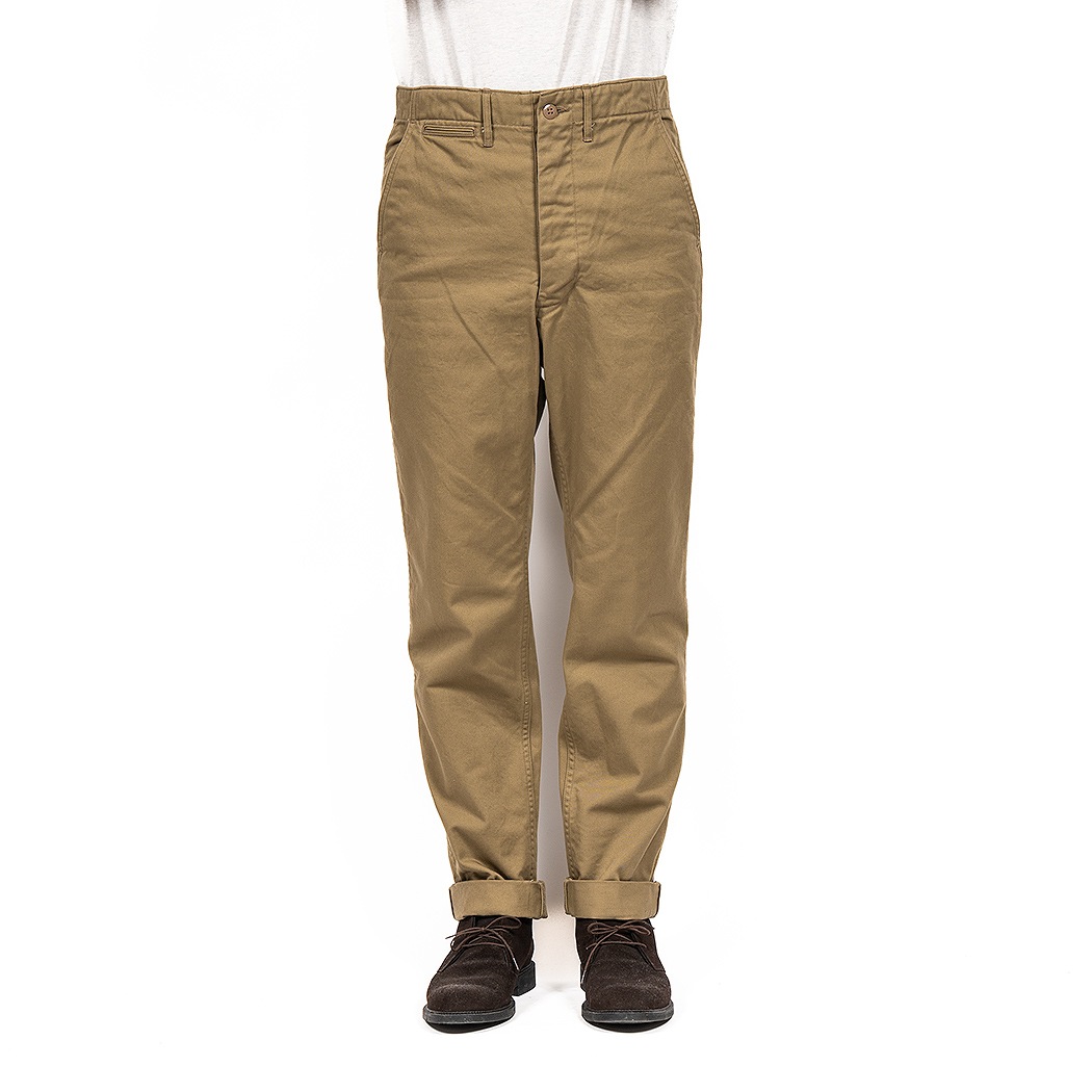 WORKERS/������� Officer Trousers Slim, Type 2, 8 oz  Light Chino
