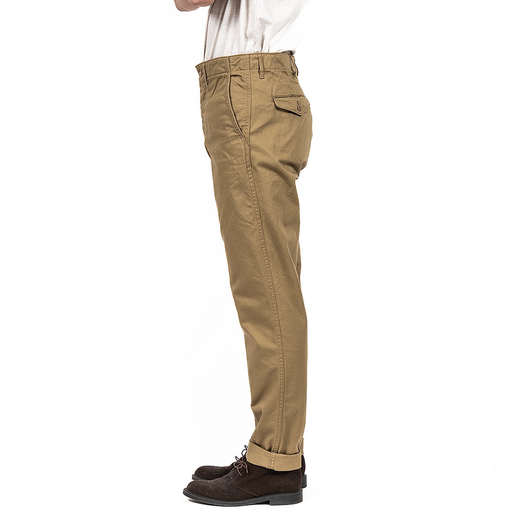 WORKERS/������� Officer Trousers Slim, Type 2, 8 oz  Light Chino