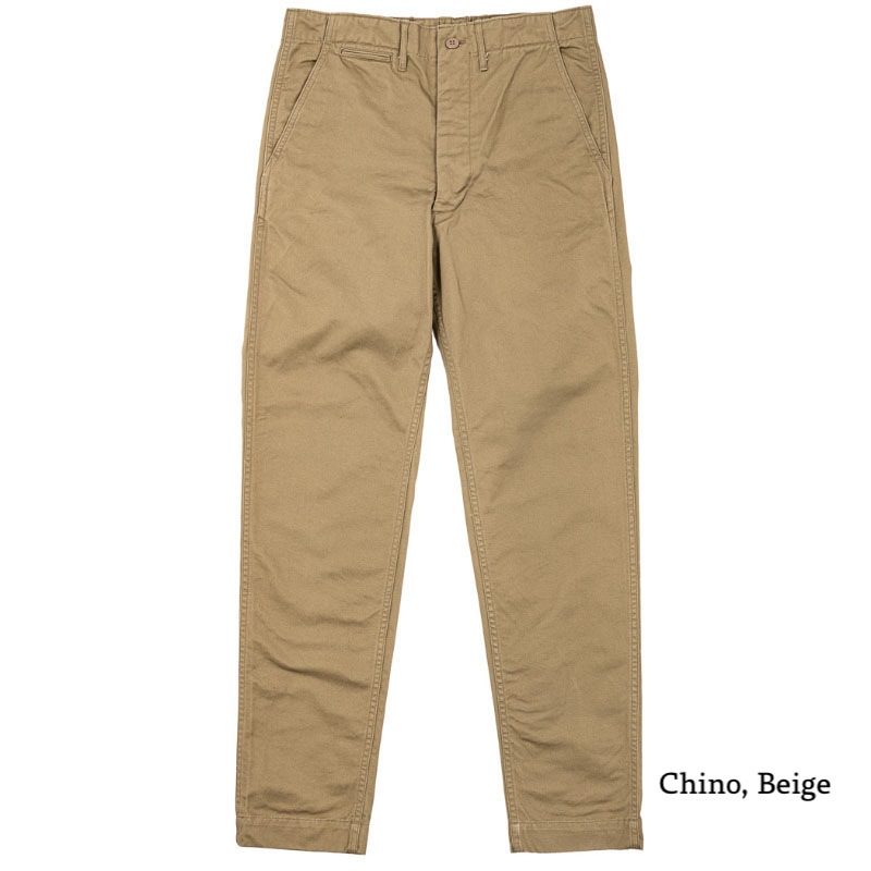 WORKERS/������� Officer Trousers Slim, Type 2, 8 oz  Light Chino