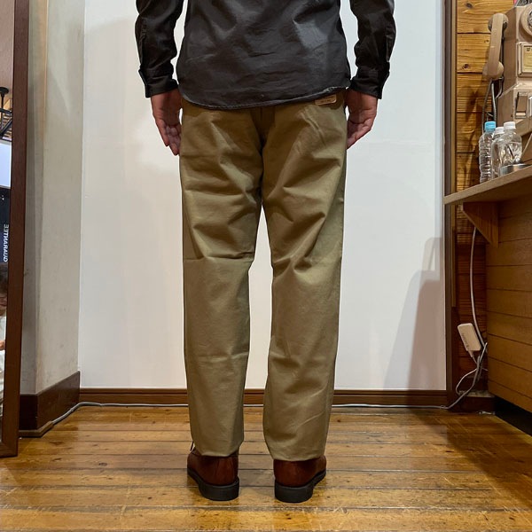 WORKERS/������� Officer Trousers Slim, Type 2, 8 oz  Light Chino