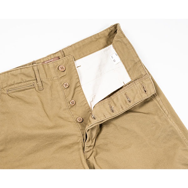 WORKERS/������� Officer Trousers Slim, Type 2, 8 oz  Light Chino
