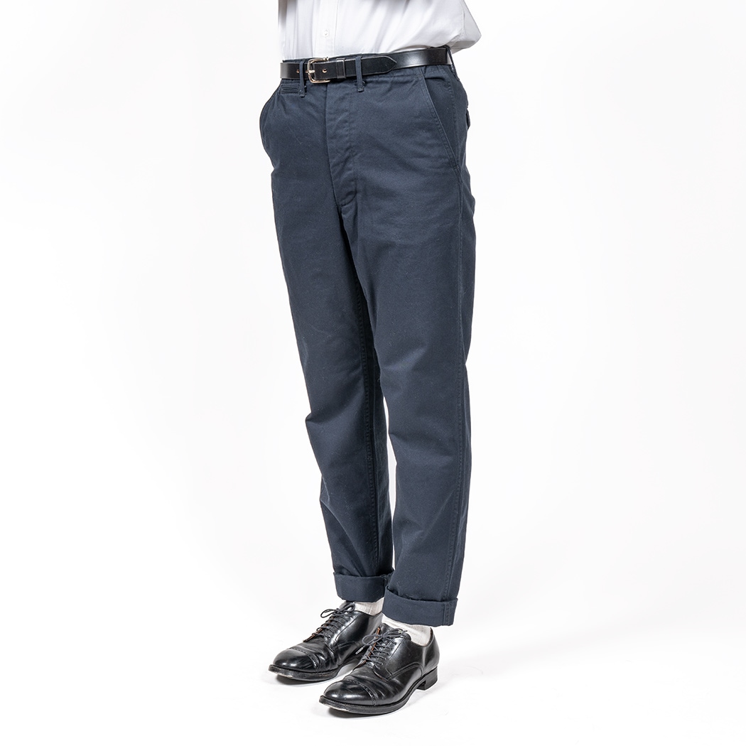 WORKERS/������� Officer Trousers Slim, Type 2, 8 oz  Light Chino