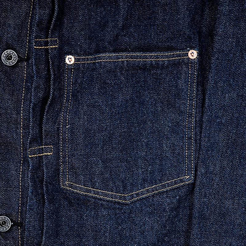 WORKERS/  SIZE46 Lot 806XH, Denim Jacket, Buckle TBack