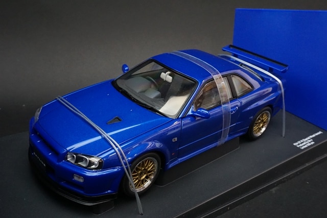 オートアート1/18 be-J世界限定500台 R34スカイラインGT-R 1/18 オートアート 77336 Be-J特注 スカイライン GT-R R34 V