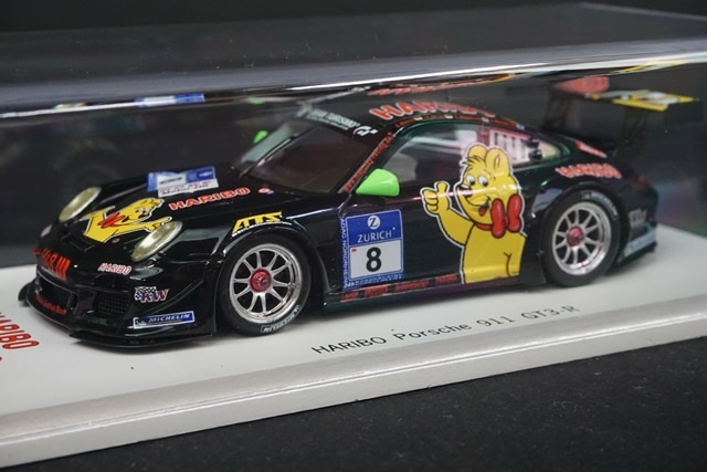 1/43 スパーク SAM074 ディーラー特注 HARIBO ポルシェ 911 GT3-R