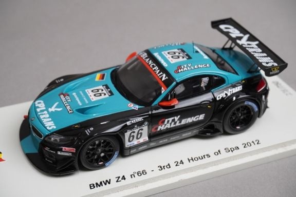 1/43 スパーク SB029 BMW Z4 SPA 24H 3rd 2012 #66, Boost Gear