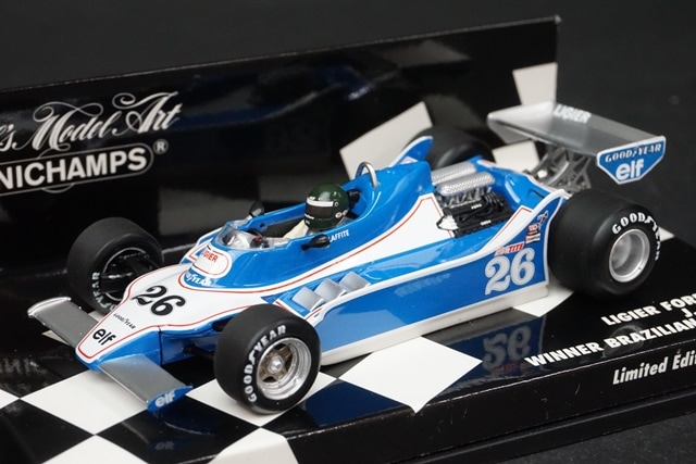 1/43 ミニチャンプス 400790126 リジェフォード JS11 J.ラフィー