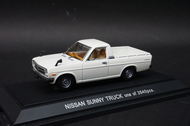 1/43 エブロ43184 日産 サニー トラック ホワイト, Boost Gear