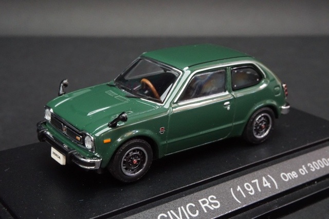 1/43 エブロ 43444 ホンダ シビック RS グリーン, Boost Gear ミニカー通販
