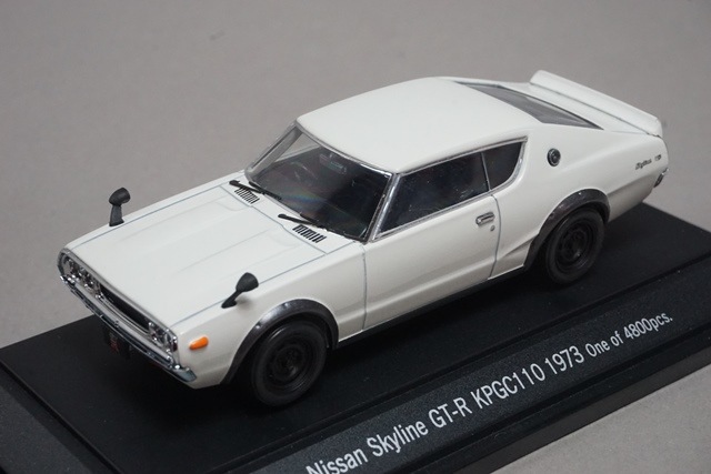 1/43 エブロ 43559 日産 スカイライン GT-R KPGC110 1973 ホワイト