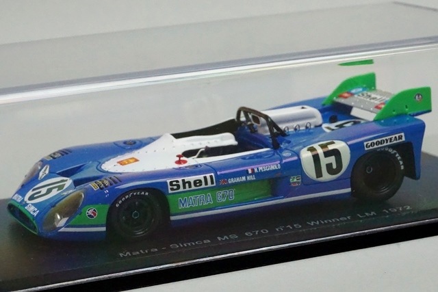 1/43 スパーク 43LM72 マトラ シムカ MS670 ルマン24h優勝 1972#15