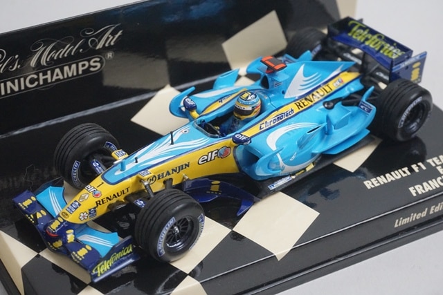 ミニチャンプス ルノーR26 アロンソ 1/43 カスタム品 1/43 ミニチャンプス 400060201 ルノー F1チーム R26 フランスGP