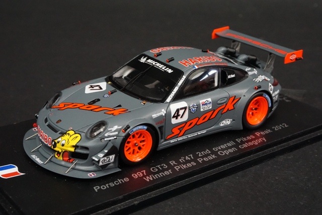 1/43 スパーク SF047 ポルシェ 997 GT3 R パイクスピーク 2012#47