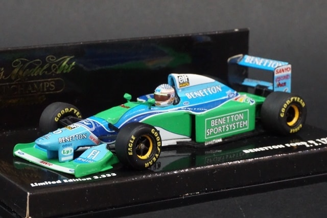 1/43 ミニチャンプス 430941006 ベネトンフォード B193B J.J.レート