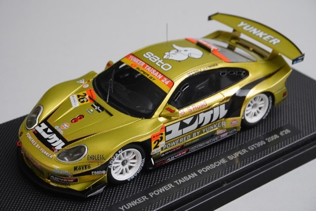 1/43 エブロ 44060 ユンケル パワー タイサン ポルシェ スーパー GT300
