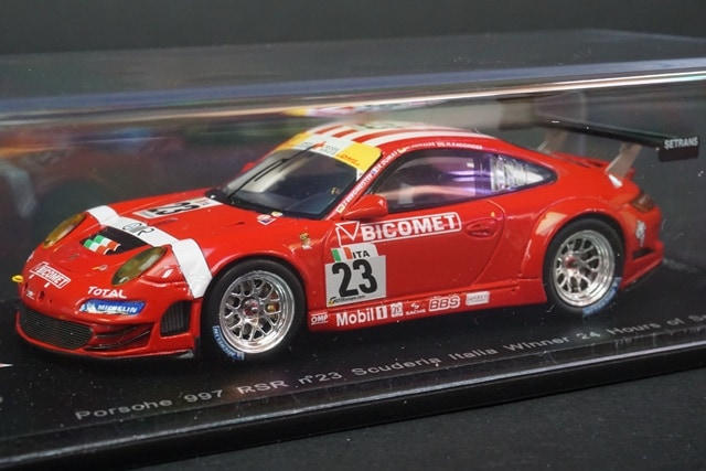 1/43 スパーク SB001 ポルシェ 997 RSR スクーデリア イタリア SPA24h