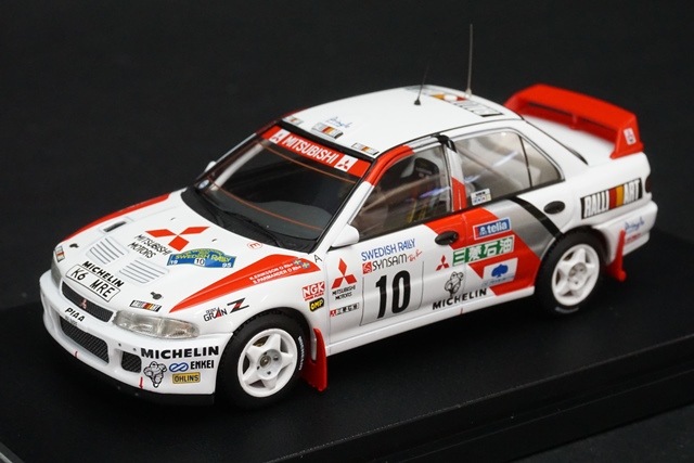 hip-racing 1/43 ランサーエボリューションII 1995 モンテカルロ ＃12 /ミニカー 込hpi 1⁄43 三菱 ランサーエボリューション Ⅱ クイーンズシルバー Mitsubishi Lancer Evolution 8560  MIRAGE