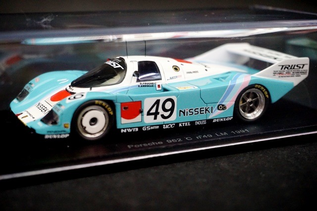 美品】1/43 スパーク/KB Porsche 962C LM1991 日石 美品】1/43
