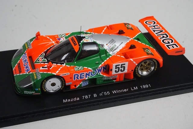 【希少】Spark 1/43 マツダ 787B 1991 ルマン優勝 #55 1/43 SPARK MAZDA 787B #55 WINNER 24H LE MANS 1991 WEIDLER-HERBERT