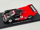 1/43 ���ѡ��� KBS062 ����ǰ����� �ݥ륷�� 962C �ٻ� 500km 1987 #1 ���ɥХ�