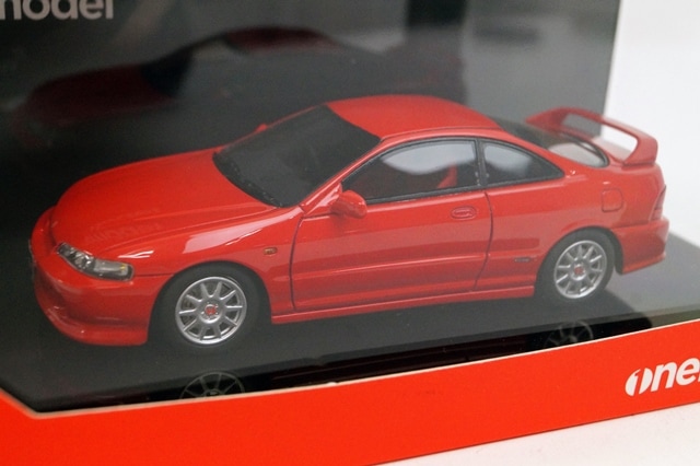 新品16B02-03 onemodel 1/43 ホンダ インテグラ Type-R DC2 レッド