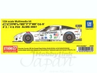 取寄せCC2402 スタジオ27 1/24 シボレーコルベットC6R ALMS 2007