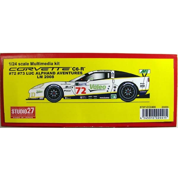 取寄せCC2408 スタジオ27 1/24 シボレーコルベットC6R LM 2008 ＃72,73