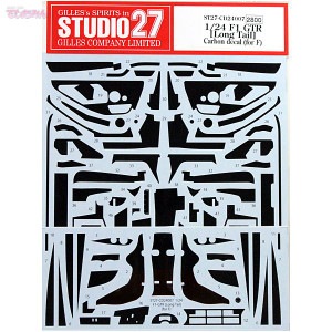 CD24007 27 1/24 F1 GTR [Long Tail] Carbon Decal set (Fб