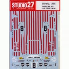 取寄せDC774 スタジオ27 1/24 ポルシェ956 スピリット オブ