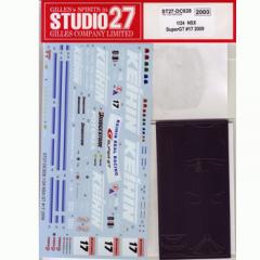 DC828 27 1/24 ۥNSX Super GT #17 2009 ॷդ Original Decals