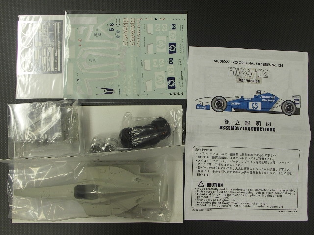 取寄せFK20124 スタジオ27 1/20 ウィリアムズ FW24
