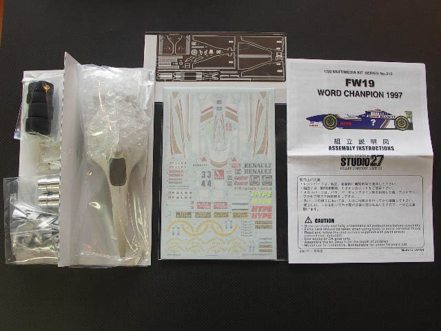 取寄せFK20212C スタジオ27 1/20 ウィリアムズ FW19 '97