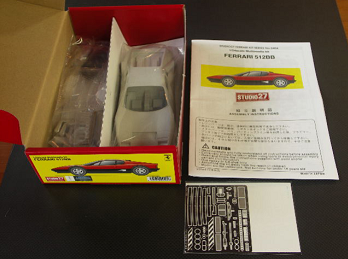 取寄せFR2404 スタジオ27 1/24 フェラーリ512BB, Boost Gear