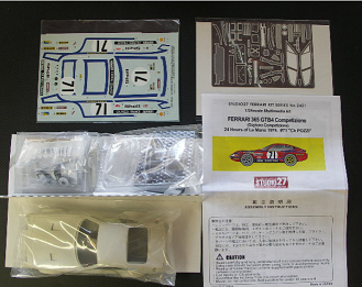 取寄せFR2421 スタジオ27 1/24 フェラーリ 365 GTB4 Competizione #71